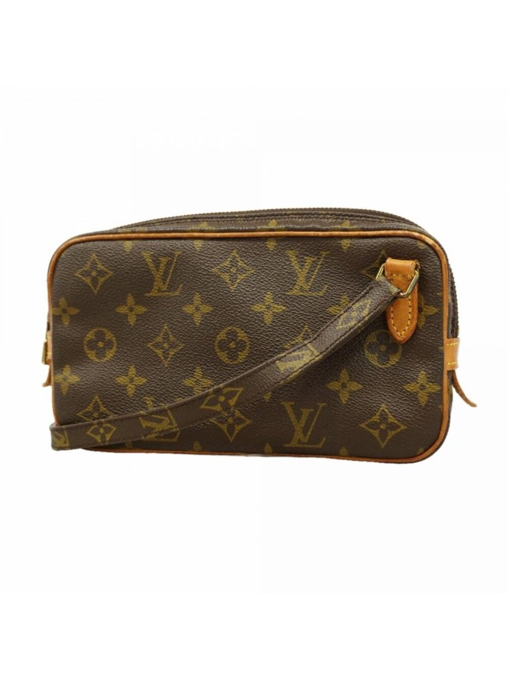 Louis Vuitton Shoulder Bag Monogram Pochette Marly Bandouliere Brown